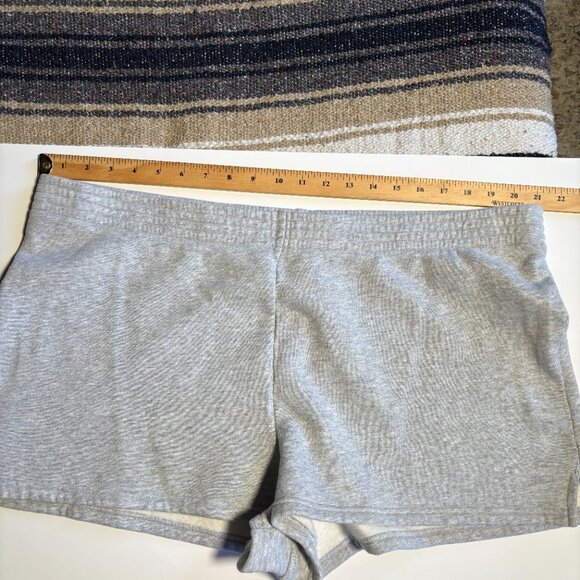 NWT TNA Cozy Fleece Mid-Weight Heather Chrome Grey Sweat Shorts Size XXL - Picture 12 of 12